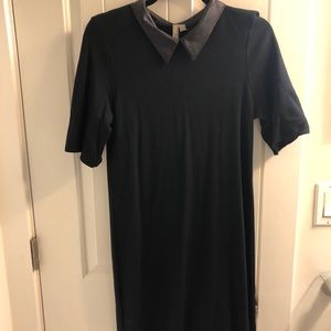 Asos Dress with Faux Leather Collar